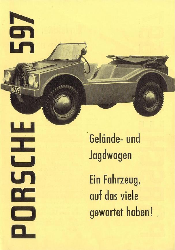 Рекламный буклет Porsche 597
